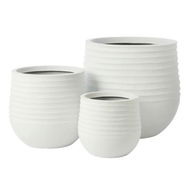 Detailed information about the product Adairs Marion Matte White Pot (White Large)