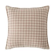 Detailed information about the product Adairs Mason Natural Houndstooth Wool Cushion (Natural Cushion)