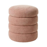 Detailed information about the product Adairs Memphis Blush Storage Ottoman - Pink (Pink Storage Ottoman)
