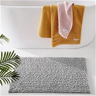 Detailed information about the product Adairs Grey Bath Mat Microplush Bobble Grey Marle