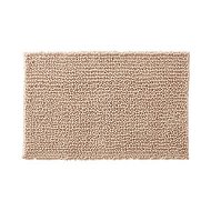 Detailed information about the product Adairs Pink Microplush Nude Pink Bobble Bath Mat