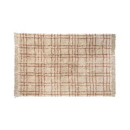 Detailed information about the product Adairs Natural 160x230cm Mirage Natural & Caramel Rug