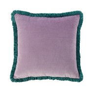 Detailed information about the product Adairs Mirri Elderberry Velvet Cushion - Purple (Purple Cushion)