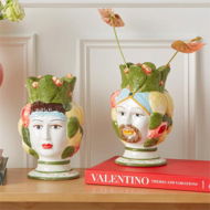 Detailed information about the product Adairs Green Mondello Head Vase