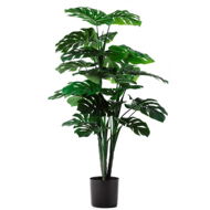 Detailed information about the product Adairs Green Faux Plant Monstera 120cm Potted
