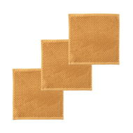 Detailed information about the product Adairs Orange Face Washer 3 Pack Morgan Honey Face Washer