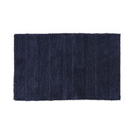 Detailed information about the product Adairs Blue Bath Mat Morgan Indigo Stripe
