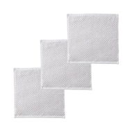 Detailed information about the product Adairs Grey Morgan Soft Face Washer Pack of 3