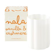 Detailed information about the product Adairs Nala Vanilla & Cashmere Candle 310g - White (White Candle)