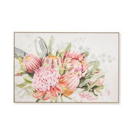 Detailed information about the product Adairs Natural Native Bouquet Canvas Wall Art