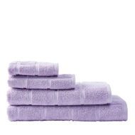 Detailed information about the product Adairs Purple Nelson Check Lilac Towel Range Bath Towel