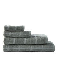 Detailed information about the product Adairs Green Nelson Check Seagrass Towel Range Bath Sheet