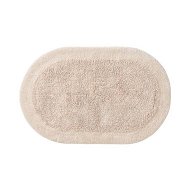 Detailed information about the product Adairs Natural Bath Mat Nicola Beach Combed Cotton Oval Bath Mat Natural