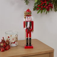 Detailed information about the product Adairs Red Nutcracker Crown Multi Luxe Decoration