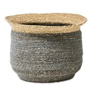Detailed information about the product Adairs Grey Basket Oliveri Grey & Natural Basket