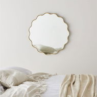 Detailed information about the product Adairs Yellow Small Ophelia Gold Mirror