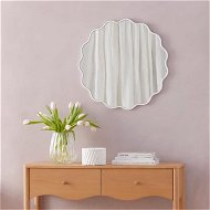 Detailed information about the product Adairs Ophelia White Round Mirror (White Mirror)