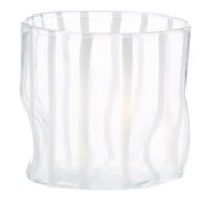 Detailed information about the product Adairs White Vase Oslo Stripe