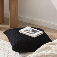 Detailed information about the product Adairs Otis Black Boucle Cushion (Black Cushion)