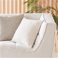 Detailed information about the product Adairs White Cushion Otis Boucle 50x50cm Snow