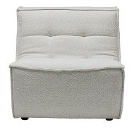 Detailed information about the product Adairs White Chair Otis Lounge 1 Seater Snow Boucle