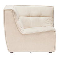 Detailed information about the product Adairs Otis Lounge Chair Corner Natural (Natural Corner)