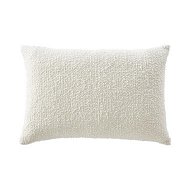 Detailed information about the product Adairs White Cushion Otis White Long Boucle Cushion