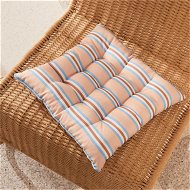 Detailed information about the product Adairs Natural Outdoor Porto Stripe Chair Pad