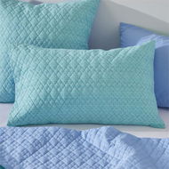 Detailed information about the product Adairs Green King Pillowcase Each Panama Quilted