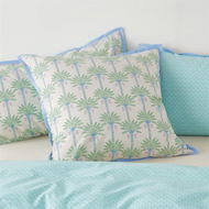 Detailed information about the product Adairs Panama Palm Green Pillowcases (Green European Pillowcase Each)