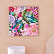 Detailed information about the product Adairs Paradise Berry Fields Wall Art - Pink (Pink Wall Art)