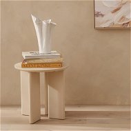 Detailed information about the product Adairs Parker Almond Side Table - Natural (Natural Side Table)