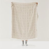 Detailed information about the product Adairs Natural Pasquale Linen Throw