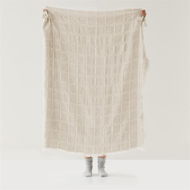 Detailed information about the product Adairs Pasquale Natural Linen Throw (Natural Throw)