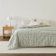 Detailed information about the product Adairs Soft Green Pasquale Blanket