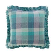 Detailed information about the product Adairs Preston Jewels Check Cushion - Green (Green Cushion)