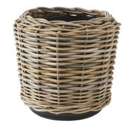 Detailed information about the product Adairs Natural Pot Provincial Natural Small Rattan Pot