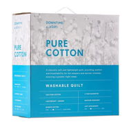 Detailed information about the product Adairs White Pure Cotton Washable Double Quilt