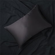 Detailed information about the product Adairs Black Pure Silk King Pillowcase