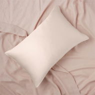 Detailed information about the product Adairs Pure Silk Shell Pink Pillowcase (Pink King Pillowcase)