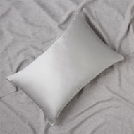 Detailed information about the product Adairs Silver Grey Pure Silk King Pillowcase