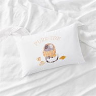 Detailed information about the product Adairs White Standard Pillowcase Purr