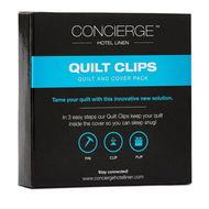 Detailed information about the product Adairs Quilt Clips - White (White Quilt Clips)