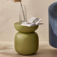 Detailed information about the product Adairs Rae Jade Side Table - Green (Green Side Table)