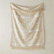 Detailed information about the product Adairs White Rahi Throw