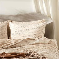 Detailed information about the product Adairs Natural European Pillowcase Each Reign Wheat Pillowcase Natural