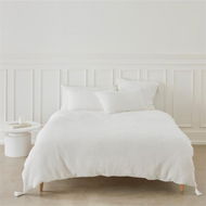 Detailed information about the product Adairs White Queen Ren Waffle White Quilt Cover