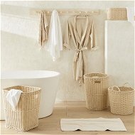 Detailed information about the product Adairs White Round Ren White Laundry Baskets