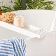 Detailed information about the product Adairs Retreat White Bath Caddy (White Caddy)