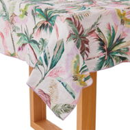 Detailed information about the product Adairs Green Tablecloth Rio Palm Green Linen Tablecloth